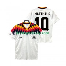 Koszulka Niemcy MATTHAUS 10 Retro Domowe Koszulki Piłkarskie 1994 Krótki Rękaw